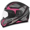 Matte Frost Gray/Fuchsia FX-90 Extol Frost Helmet