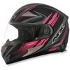 Black/Fuchsia FX-90 Rush Matte Helmet