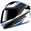 White/Blue FX-24 Stinger Helmet