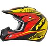 Black/Yellow/Red Complex FX-17 Factor Helmet