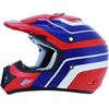 Red/Blue/White FX-17 Vintage Honda Helmet