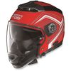 Red/White N44 N-Com Como Helmet