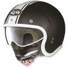 Flat Black/White N21 Caribe Helmet