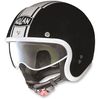 Metallic Black/White N21 Caribe Helmet