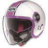 White/Pink N21 Visor Duetto Helmet