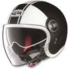 Flat Black/White N21 Visor Duetto Helmet