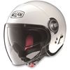 Metalllic White N21 Visor Helmet