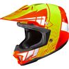 Orange/Hi-Viz Yellow/White CL-X7 Cross-Up MC-6 Helmet