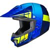 Youth Blue/Neon Green CL-XY 2 Cross-Up MC-2H Helmet