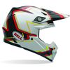 Moto-9 Black/White/Red Yellow Pace Helmet