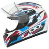 Youth White/Blue RR601 Hero Snow Helmet