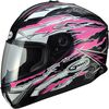 Pink/White/Black GM78S Firestarter Full Face Helmet