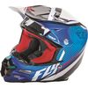 Blue/Black/White F2 Carbon Fastback Helmet