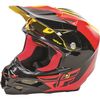 Yellow/Black/Red F2 Carbon Pure Helmet