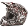 Youth Gray/Red Kinetic Jungle Helmet