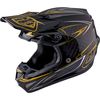 Black/Gold Pinstripe SE4 Carbon Helmet