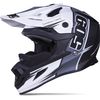 Matte Black/White Trace Altitude Carbon Fiber Helmet