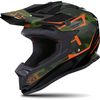 Matte Black/Green/Orange Camo Altitude Helmet