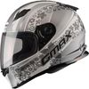 Flat White/Silver FF-49 Elegance Street Helmet