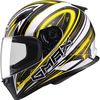 White/Yellow/Black FF-49 Warp Street Helmet