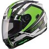 White/Hi-Viz Green/Black FF88 X-Star Helmet