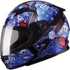 Youth Black/Blue GM49Y Attack Street Helmet