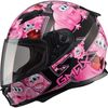Youth Black/Pink GM49Y Attack Street Helmet