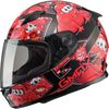 Youth Black/Red GM49Y Attack Street Helmet