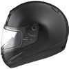 Black GM38S Snowmobile Helmet w/ Dual Lens Electric Shield