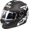 Black/White/Charcoal Fuel Modular Elite Helmet w/Electric Shield