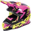 Electric Pink/Hi-Vis/Black Boost Revo Helmet
