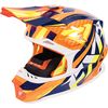 Orange/Navy/Hi-Vis Blade Throttle Helmet