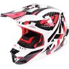 Red/White/Black Blade Throttle Helmet