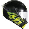 Matte Black/Yellow Corsa V46 R Helmet