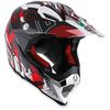 White/Red AX-8 EVO Helmet