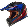 Black/Blue/Red Fast Race Helmet
