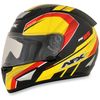 Black/Red/Yellow FX-95 German Helmet