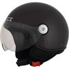Gloss Black FX-33 Scooter Helmet