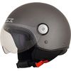 Frost Gray FX-33 Scooter Helmet