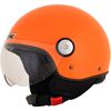 Safety Orange  FX-33 Scooter Helmet