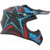 Black/Blue/Red TX 707 Carbon Fiber Helmet