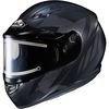 Flat Black/Gray CS-R3 Treague MC-5F Snow Helmet w/Electric Shield