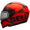 Matte Orange/Black Qualifier Momentum Snow Helmet w/Dual Lens Shield