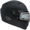 Matte Black Qualifier Snow Helmet w/Electric Shield