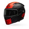 Matte Black/Orange Revolver EVO Rally Snow Helmet w/Dual Lens Shield