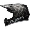 Matte Black/Silver MX-9 Seven Mips Checkmate Helmet