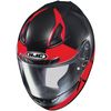 Semi-Flat Black/Red CL-17 Boost MC-1SF Helmet