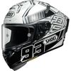 Black/Silver/White X-Fourteen Marquez 4 TC-6 Helmet