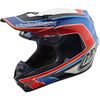 White/Blue Squadra SE4 Carbon Helmet