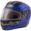 Blue/Black MD04 Quadrant Modular Snow Helmet w/Dual Lens Shield